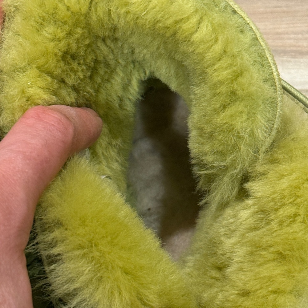 Ugg Mini Bailey Button boots - Lime Green hard to… - image 11